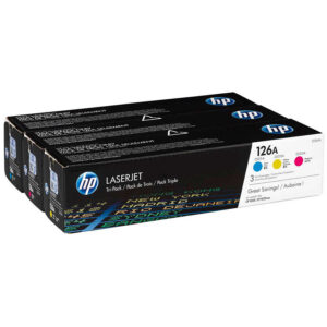 HP 126A Renkli Orijinal Toner Seti 3'lü