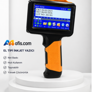 El Tipi Inkjet Kodlama – Taşınabilir Tarih / Lot Baskı Makinesi